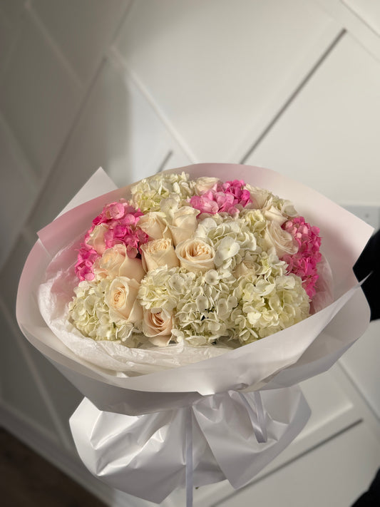Blush Hydrangea Bouquet
