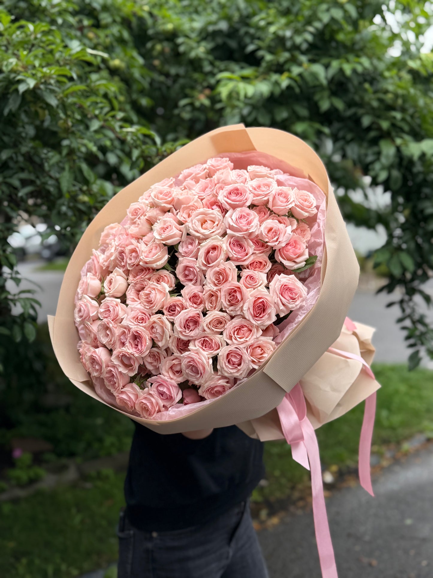 Blush Whisper — 40 Spray Roses