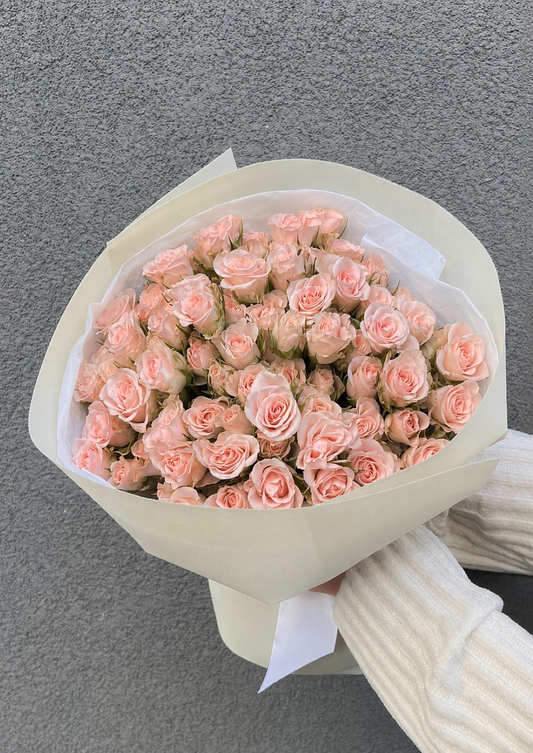 Blush Whisper — 20 Spray Roses
