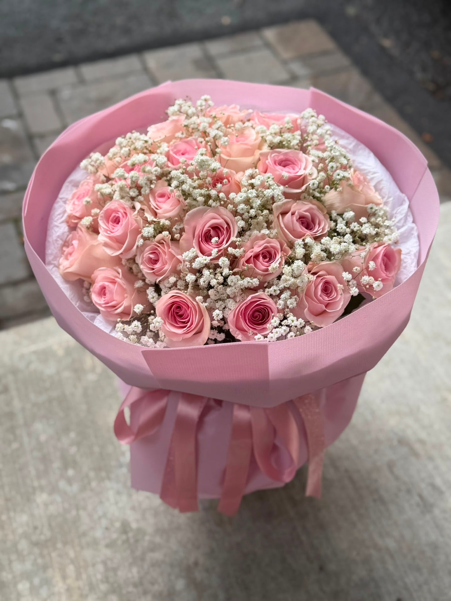 24 Premium Blush Roses