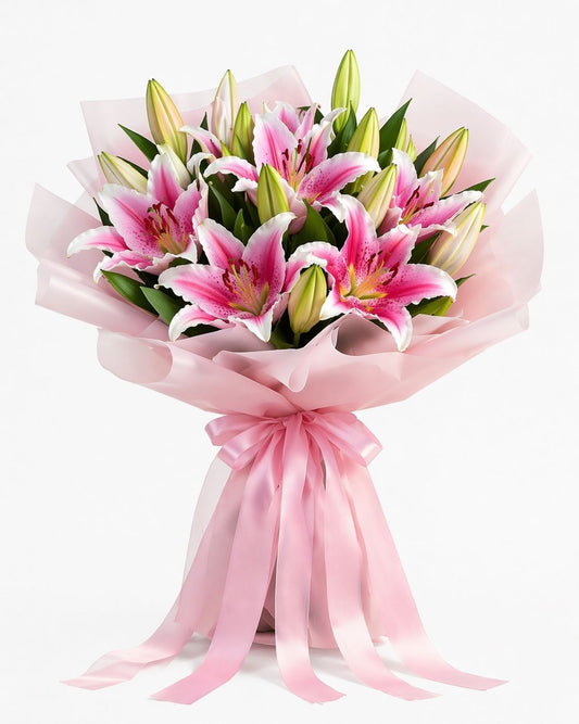 Pink Lily Bouquet